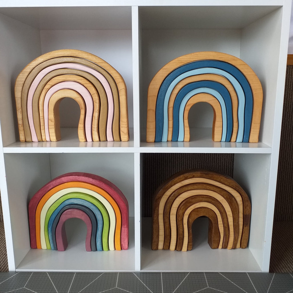 Wooden Rainbow - Calm - The Woodlands - Hilltop Toys