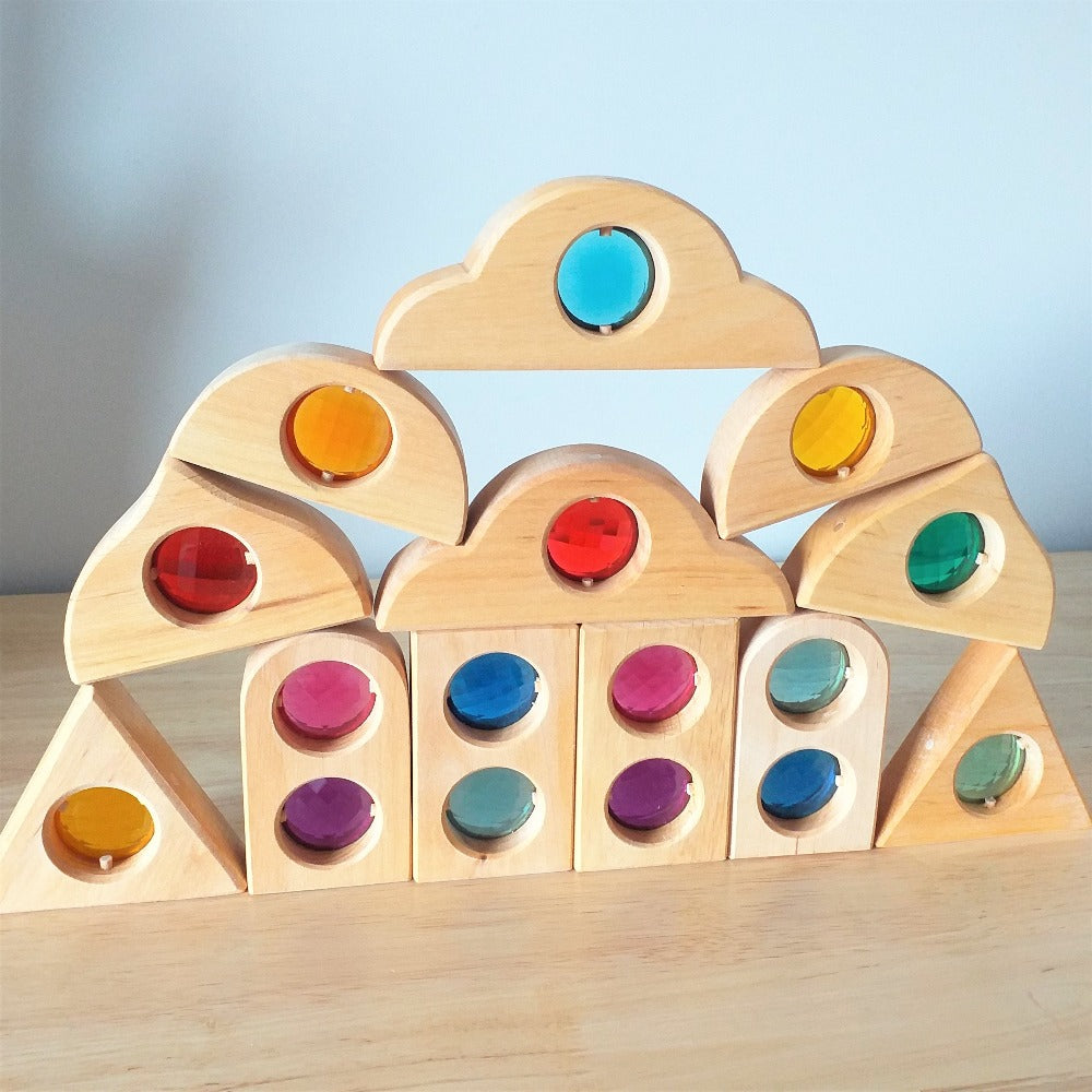 Fairy Window Blocks (12 pc) - Bauspiel - Hilltop Toys