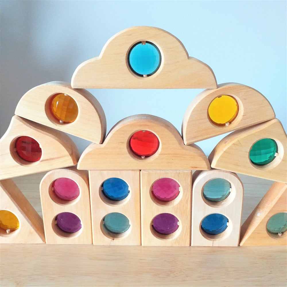 Fairy Window Blocks (12 pc) - Bauspiel - Hilltop Toys