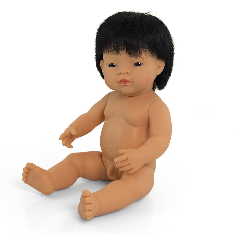 Miniland Doll Asian Boy 38cm - Miniland - Hilltop Toys