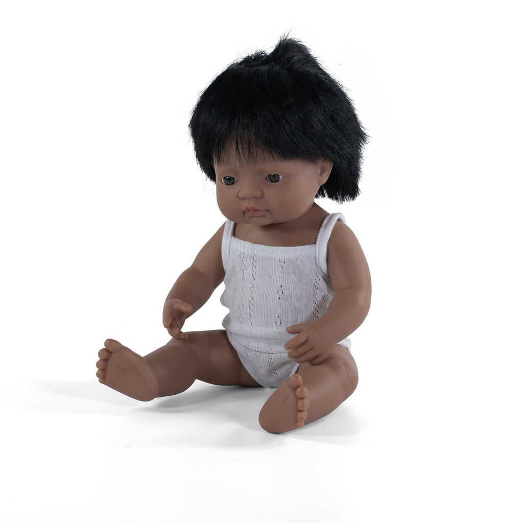 Miniland Doll Hispanic Boy 38cm - Miniland - Hilltop Toys