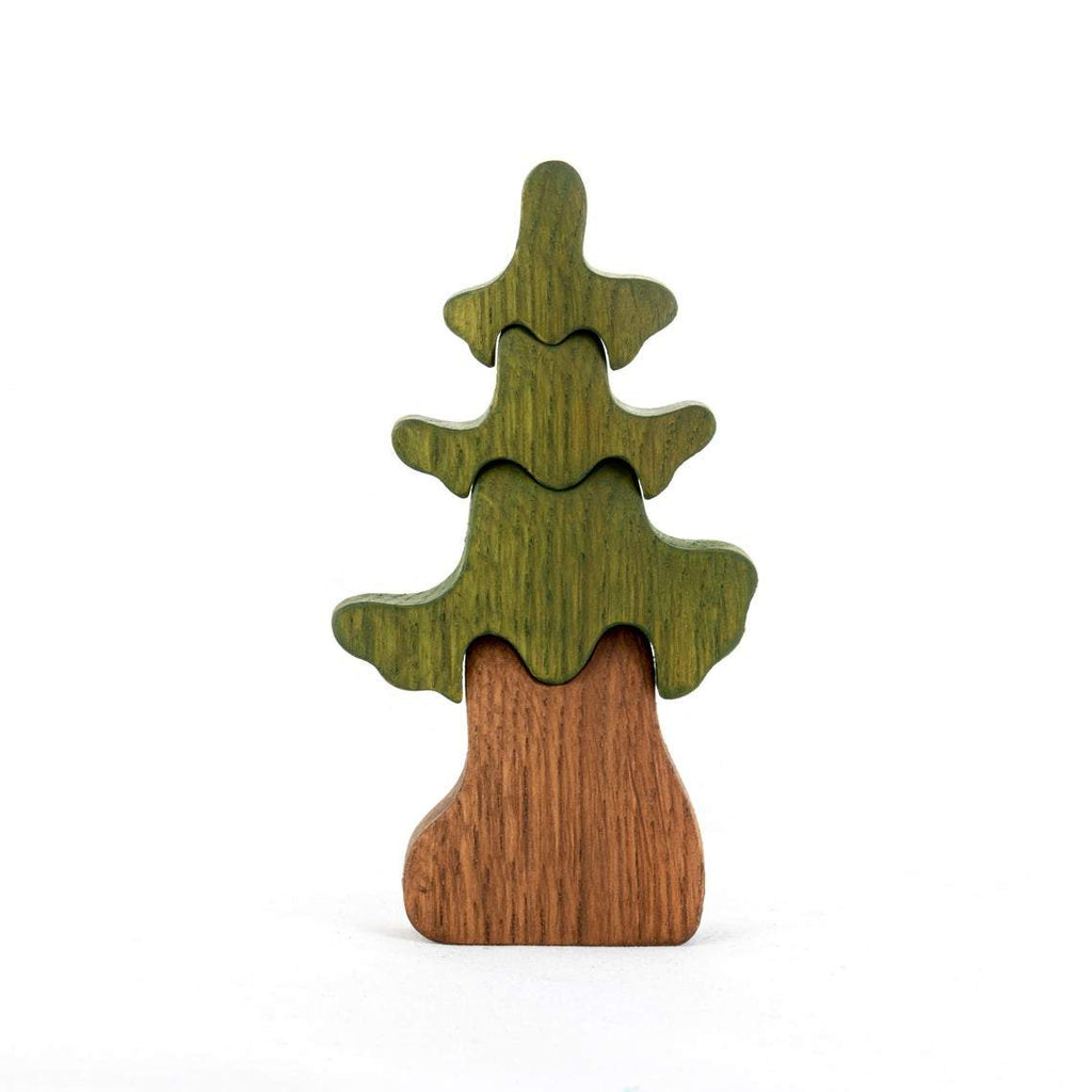 Small Wooden Fir Tree - Mikheev Manufactory - Hilltop Toys