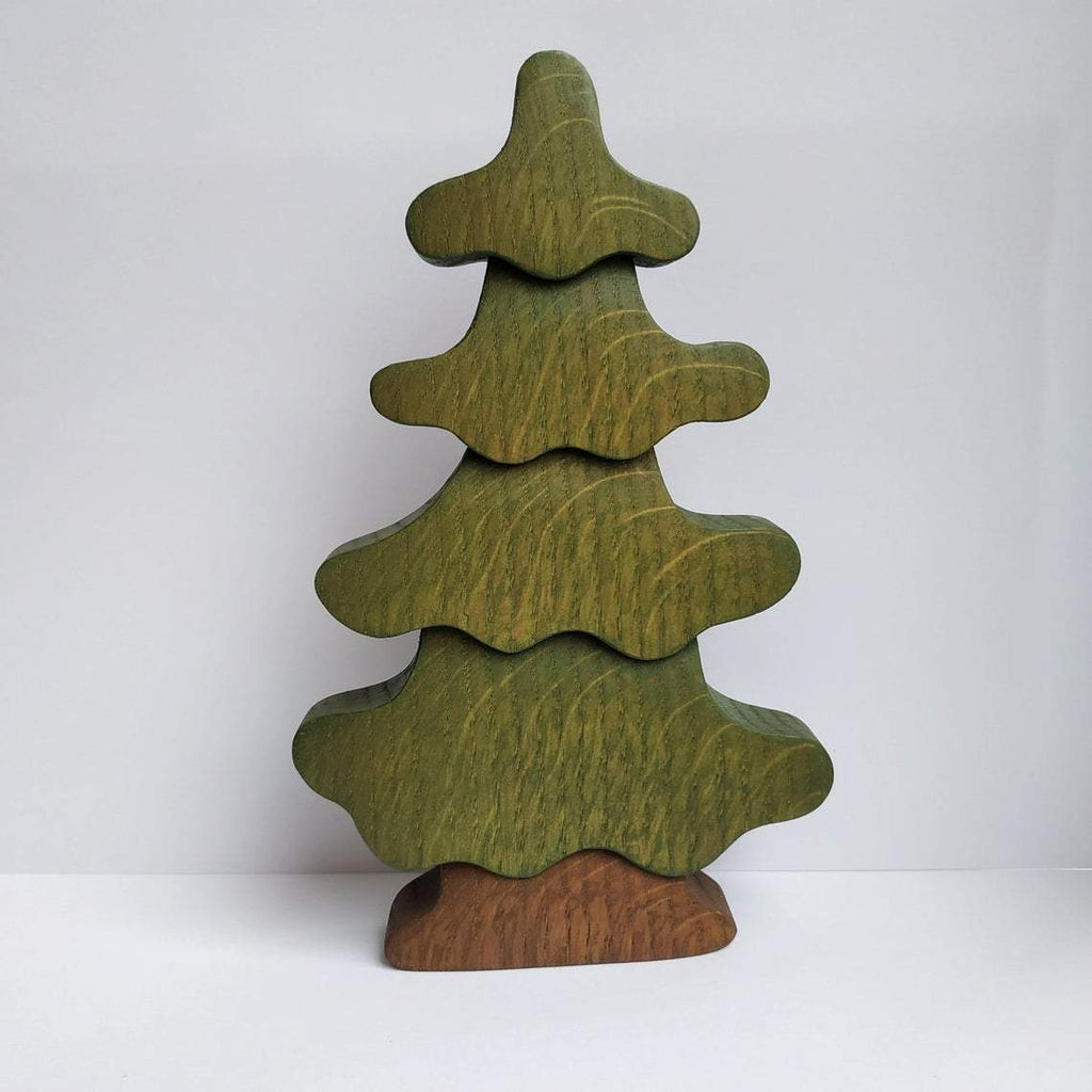 Wooden Big Spruce Tree - Mikheev Manufactory - Hilltop Toys