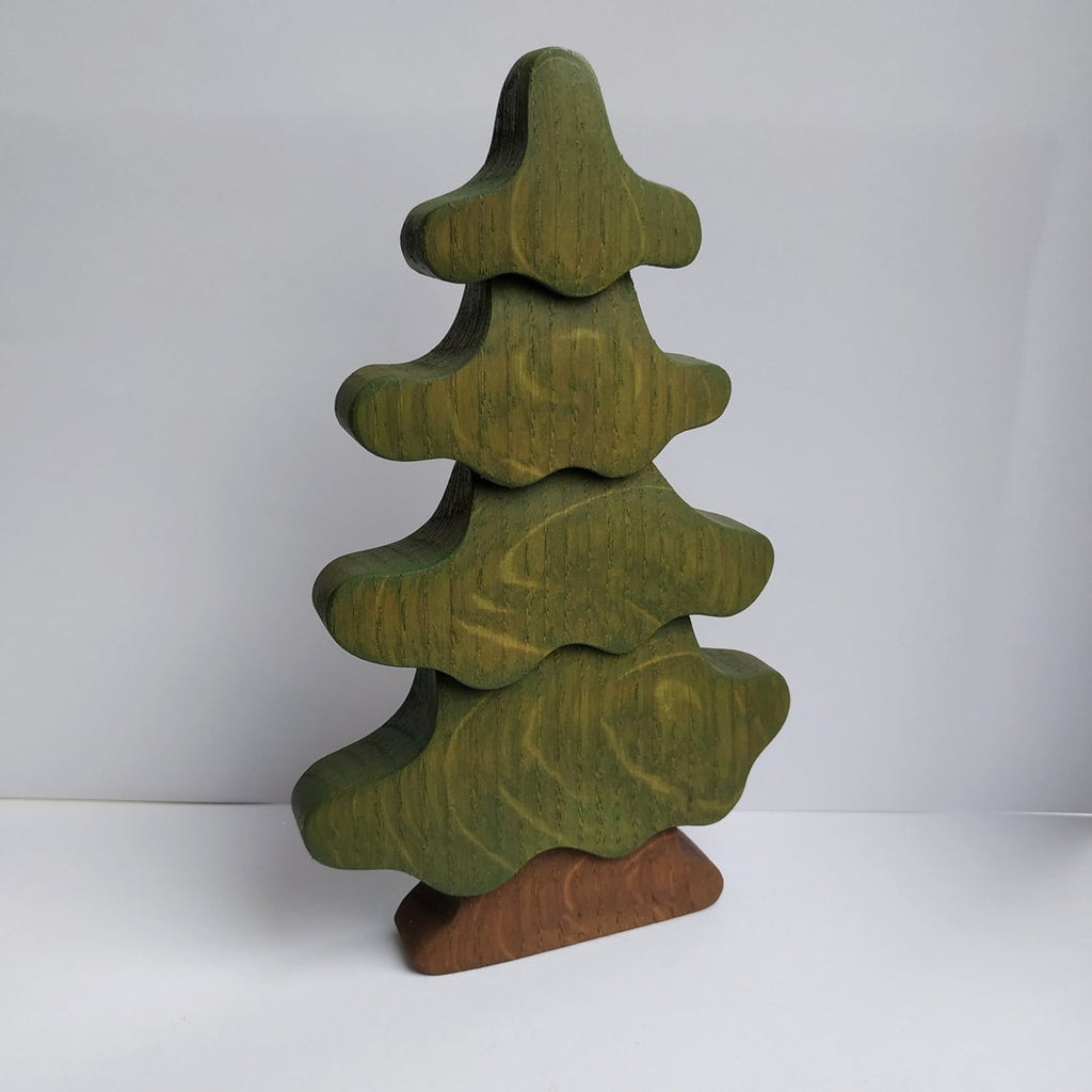 Wooden Big Spruce Tree - Mikheev Manufactory - Hilltop Toys