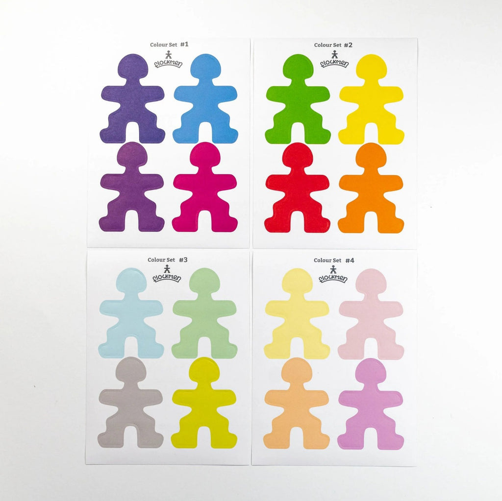 Flockmen Colour Sticker Set - Flockmen - Hilltop Toys