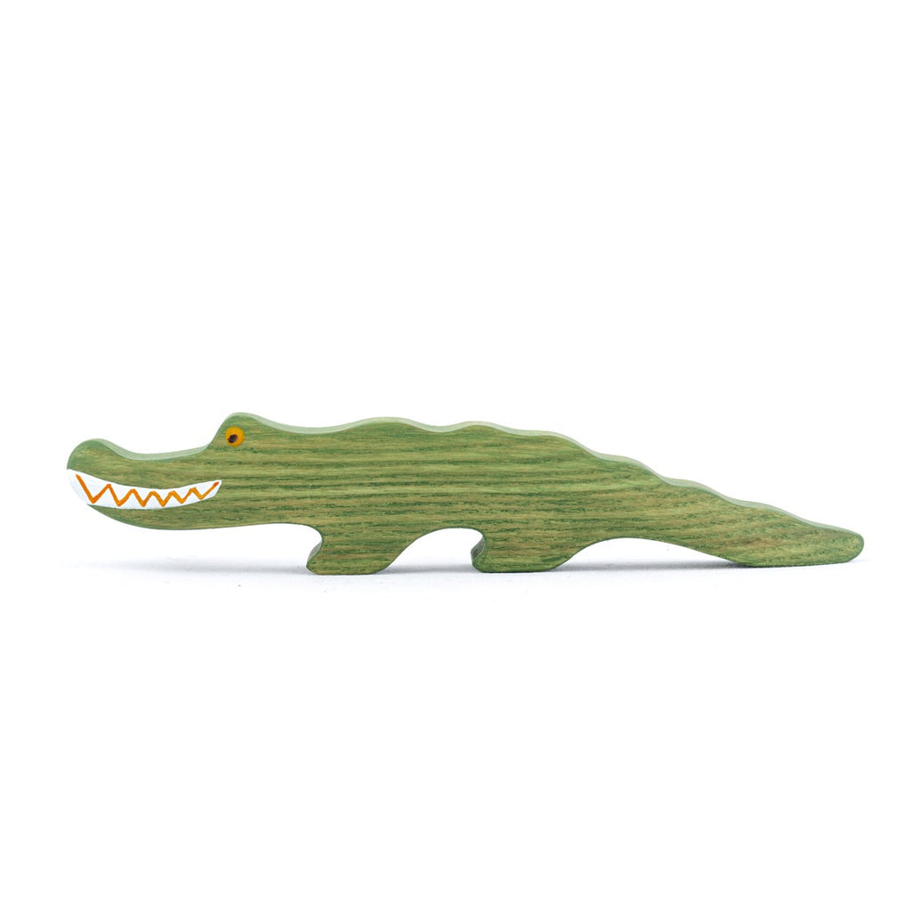 Wooden Crocodile - Mikheev Manufactory - Hilltop Toys