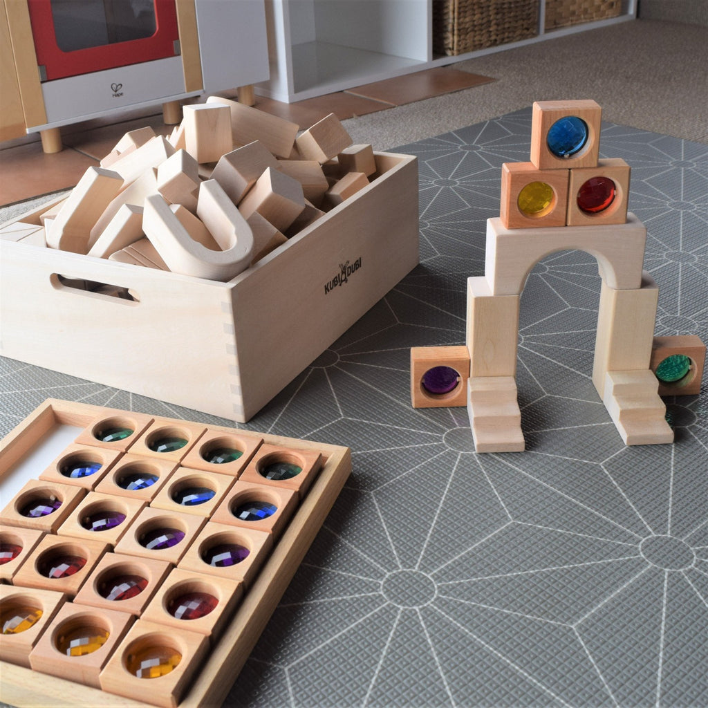 Bauspiel Wooden Window Blocks (5 pc) - Bauspiel - Hilltop Toys