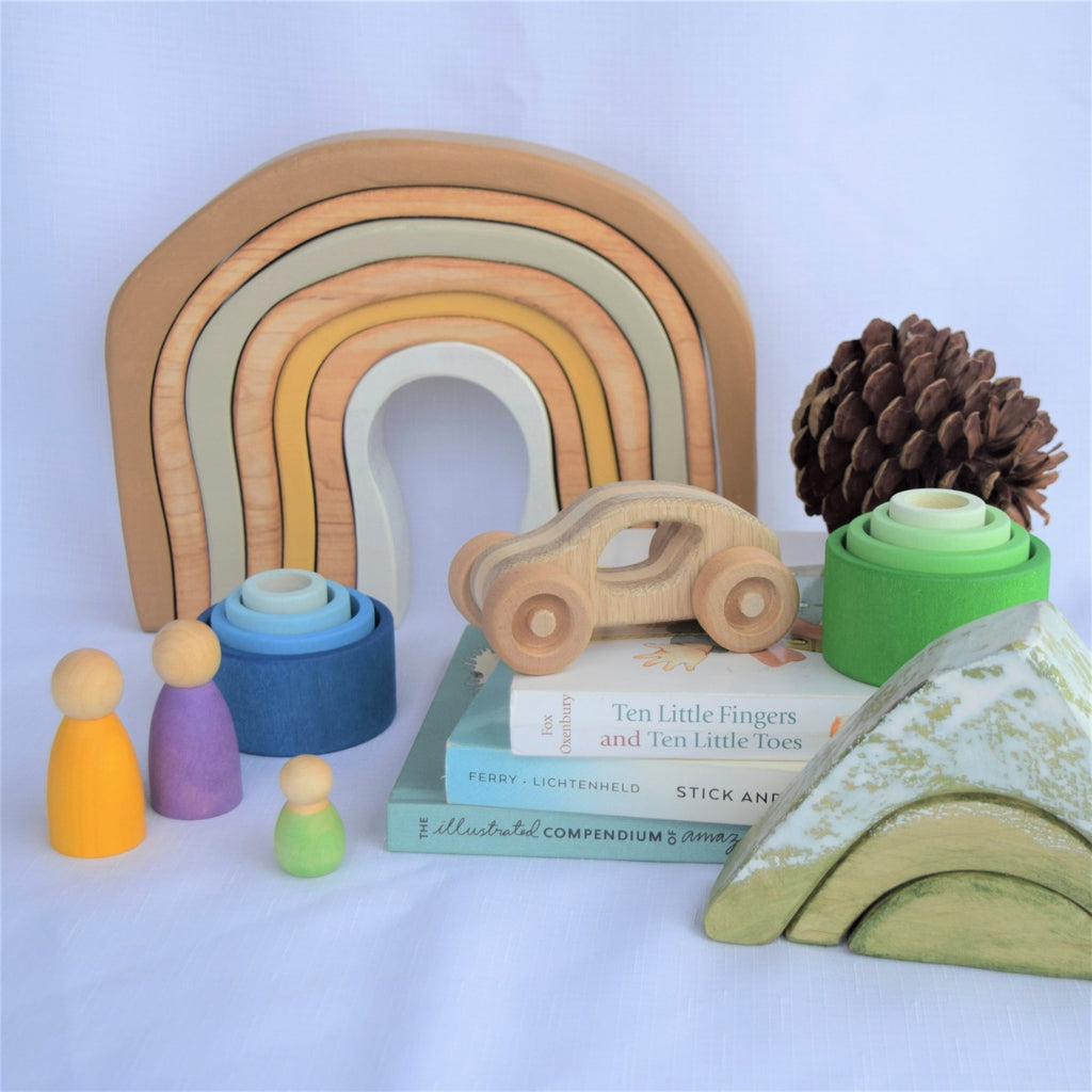 Wooden Rainbow - Earth - The Woodlands - Hilltop Toys