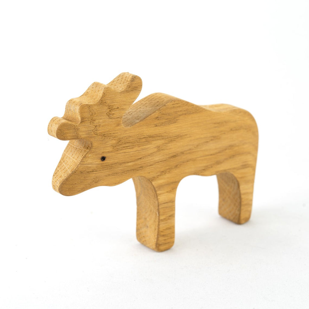 Wooden Elk - Mikheev Manufactory - Hilltop Toys