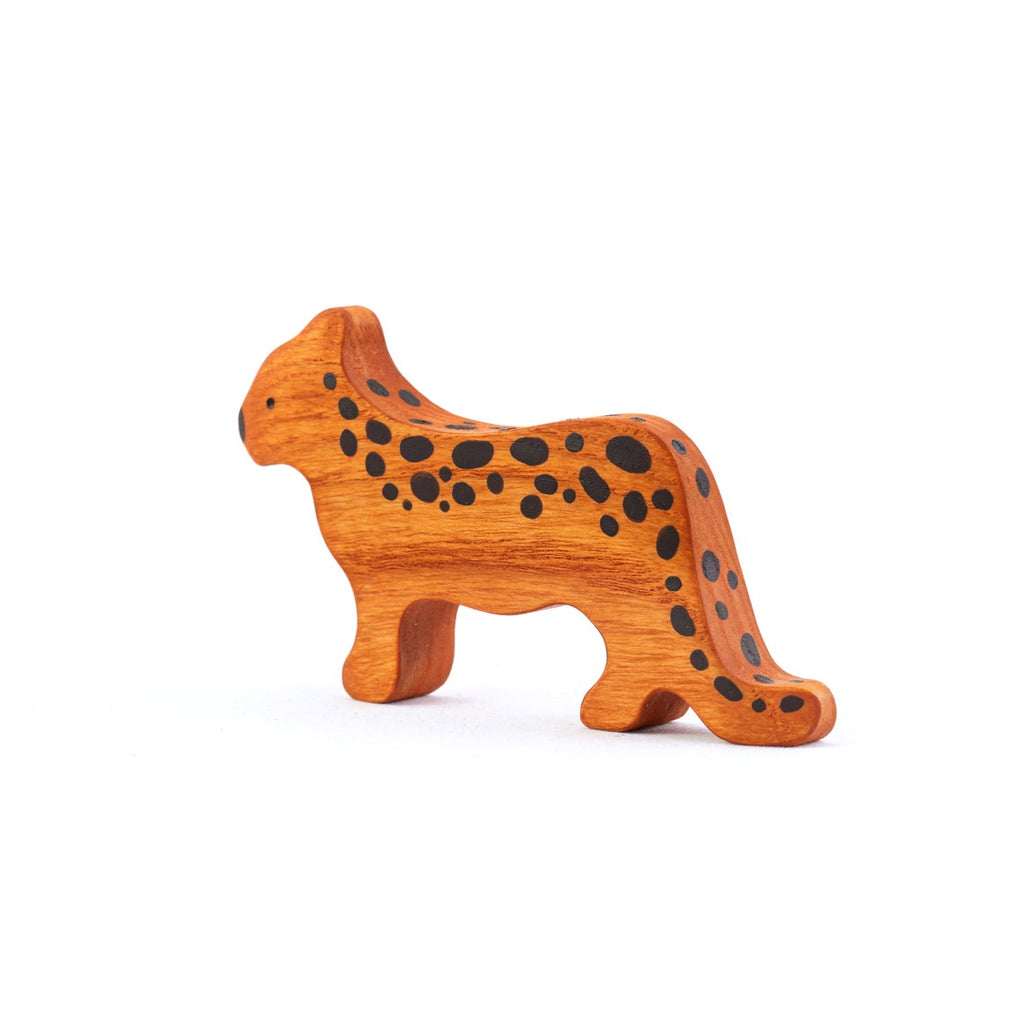 Wooden Leopard - Mikheev Manufactory - Hilltop Toys