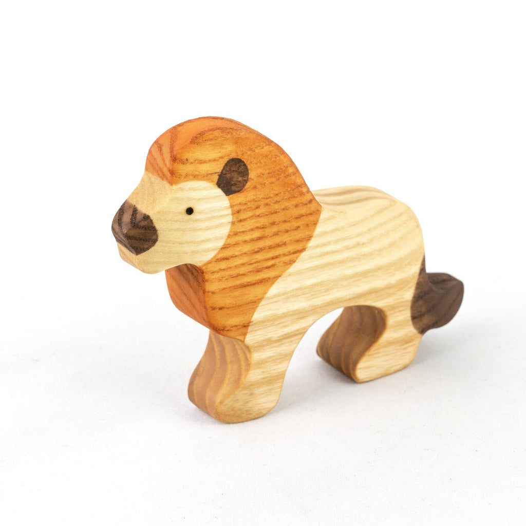 Wooden Lion - Mikheev Manufactory - Hilltop Toys