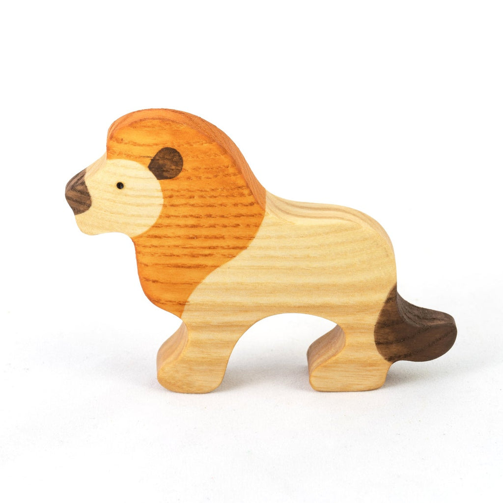 Wooden Lion - Mikheev Manufactory - Hilltop Toys