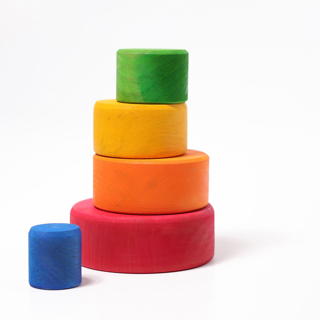 Grimm's Stacking Bowls - Grimm's Wooden Toys - Hilltop Toys