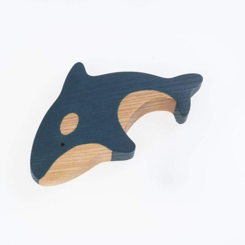 Wooden Orca Whale - Mikheev Manufactory - Hilltop Toys