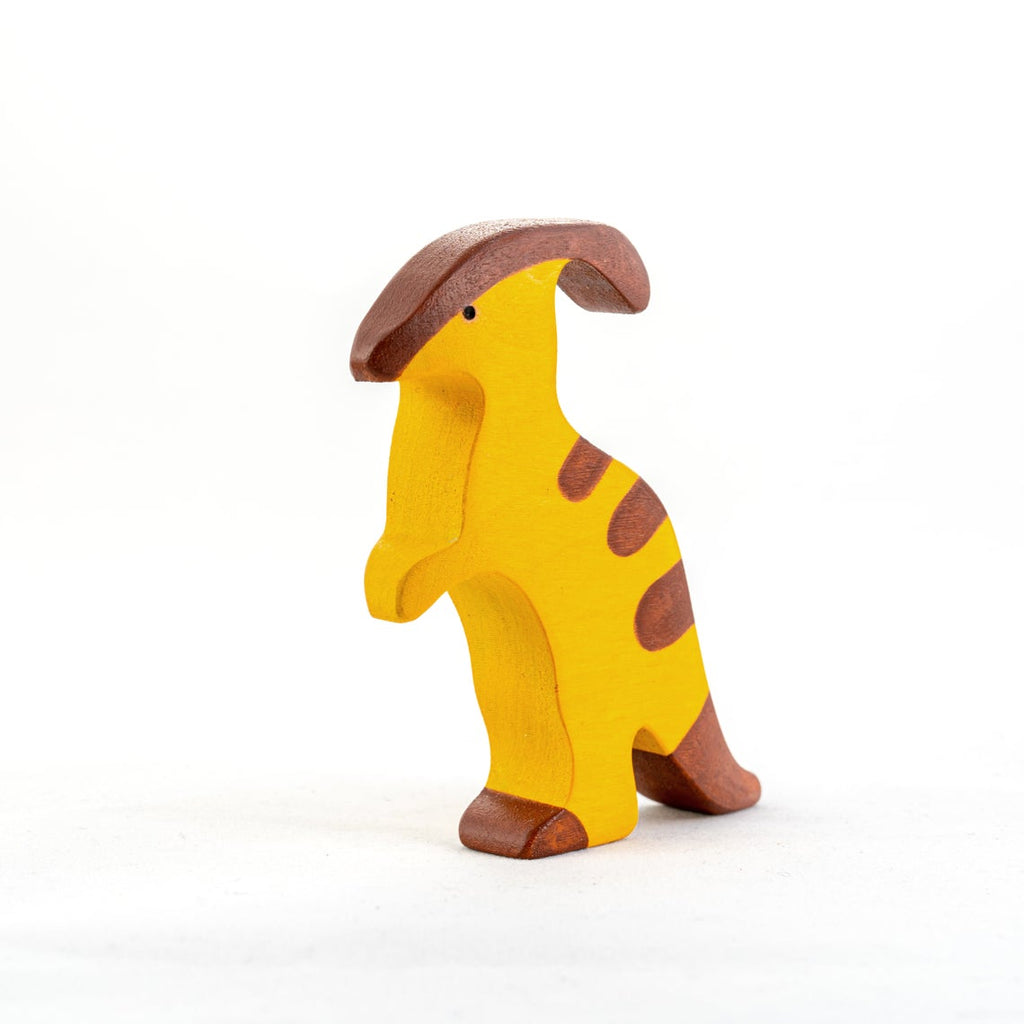 Wooden Dinosaur Parasaurolophus - Mikheev Manufactory - Hilltop Toys