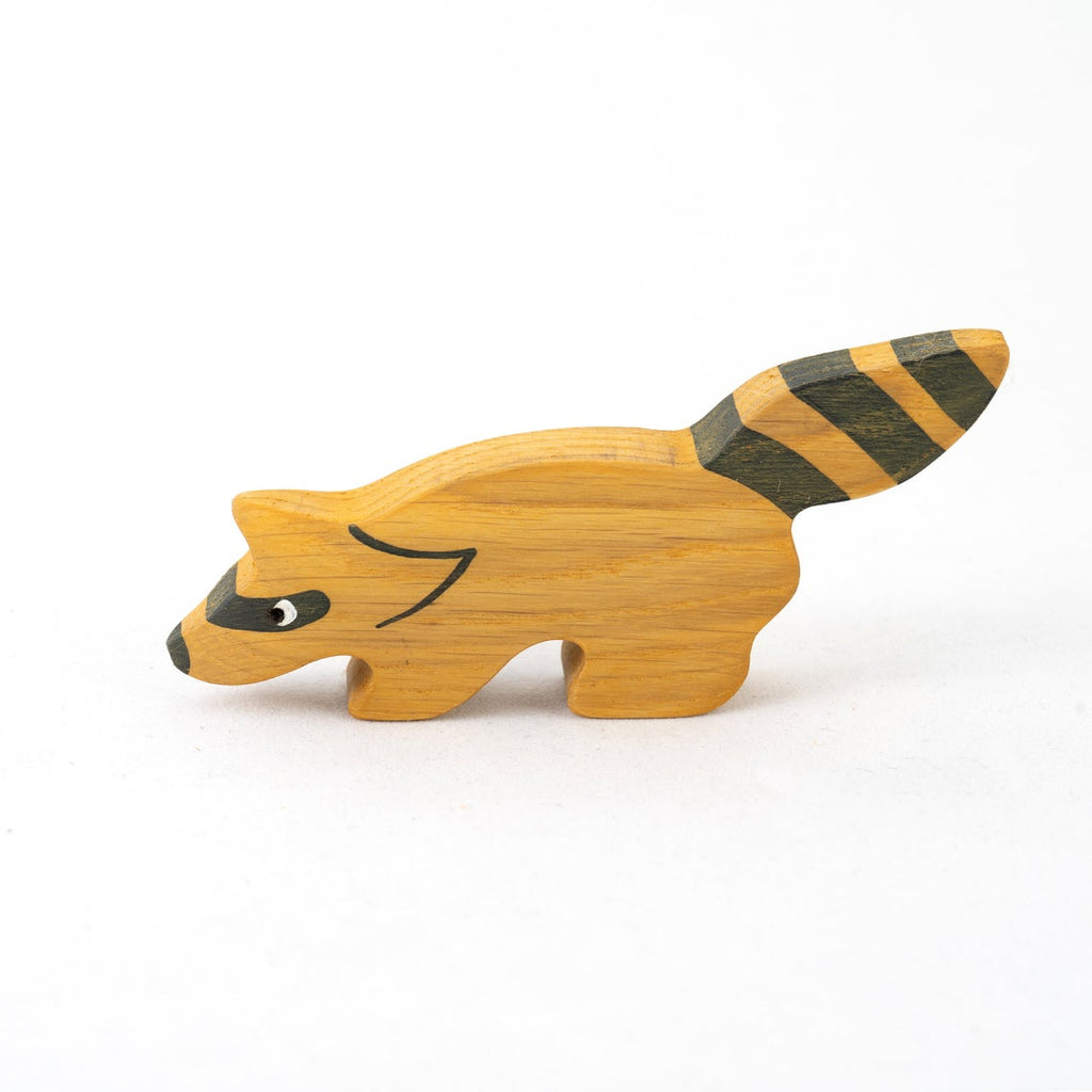 Wooden Raccoon - Mikheev Manufactory - Hilltop Toys