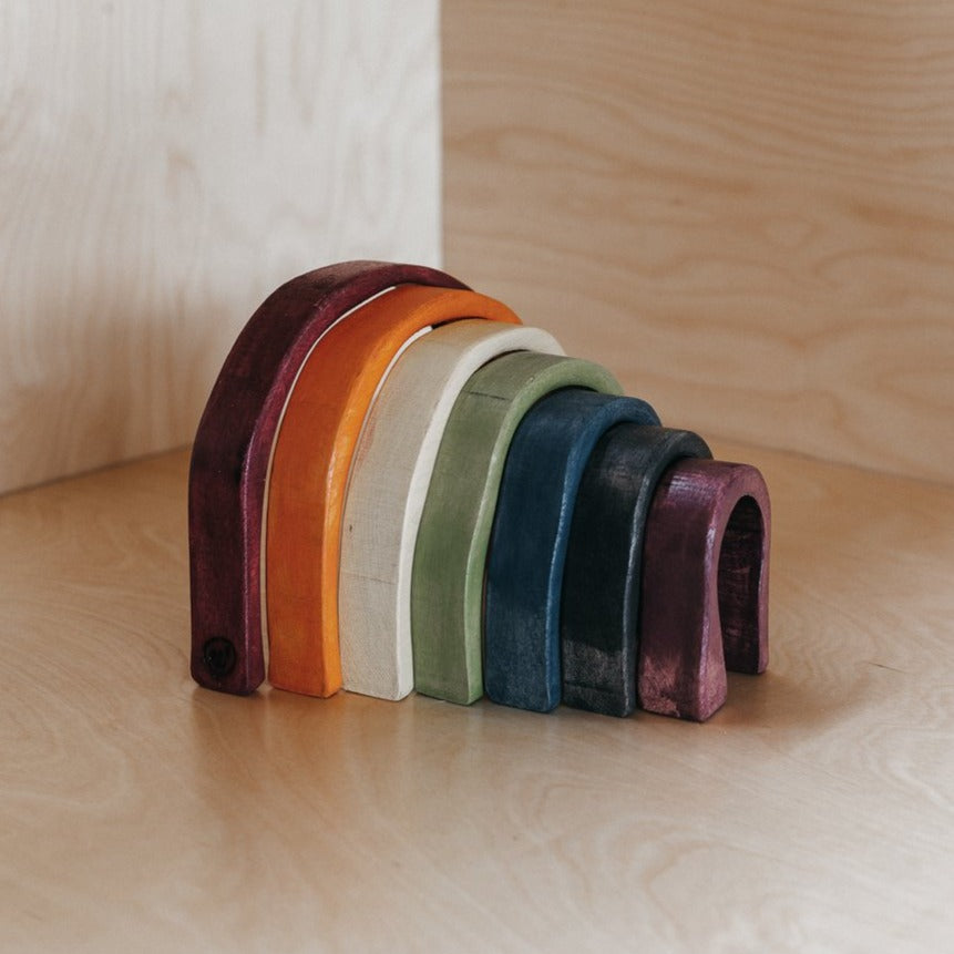 Wooden Rainbow - Play - The Woodlands - Hilltop Toys