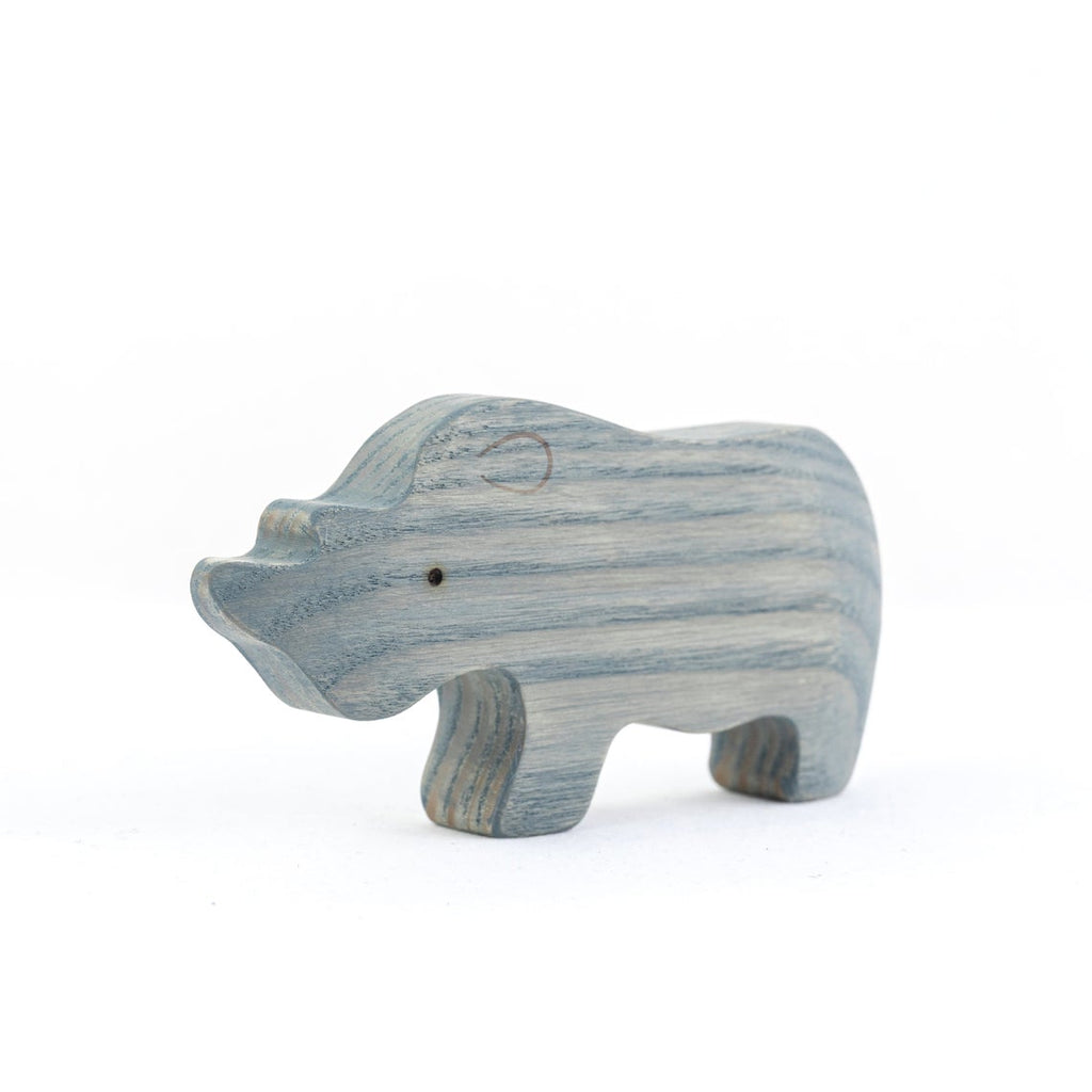 Wooden Rhinoceros - Mikheev Manufactory - Hilltop Toys