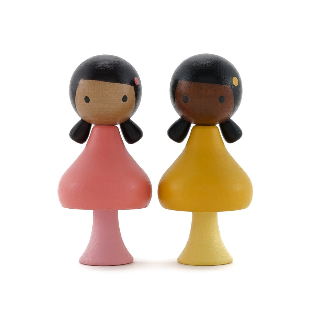 CLiCQUES Peg Dolls - Ruby & Coco - CLiCQUES - Hilltop Toys