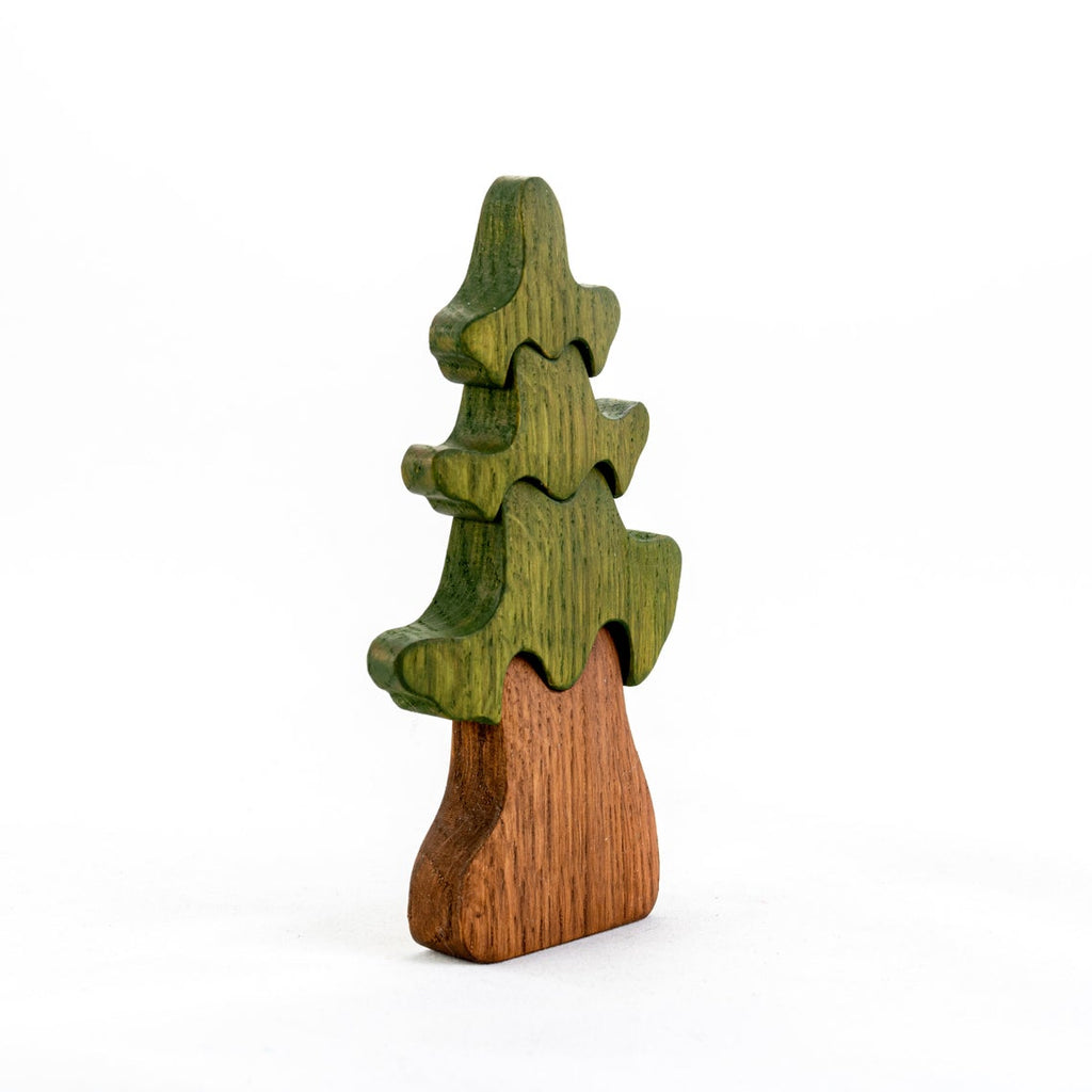 Small Wooden Fir Tree - Mikheev Manufactory - Hilltop Toys