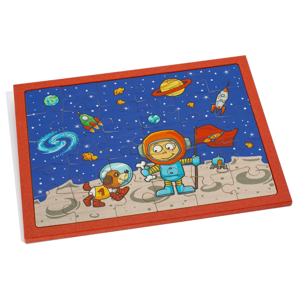 Wooden Puzzle - Space (30pc) - Weizenkorn - Hilltop Toys