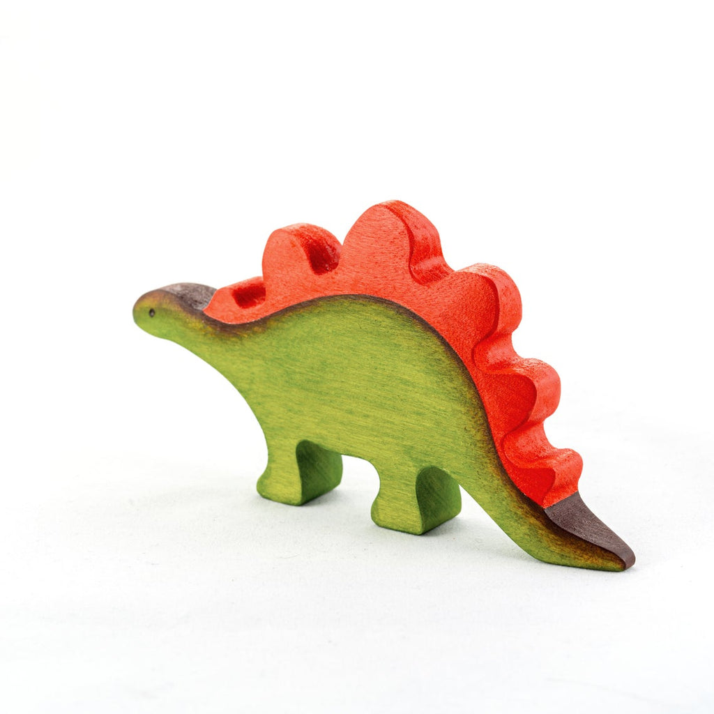 Wooden Dinosaur Stegosaurus - Mikheev Manufactory - Hilltop Toys