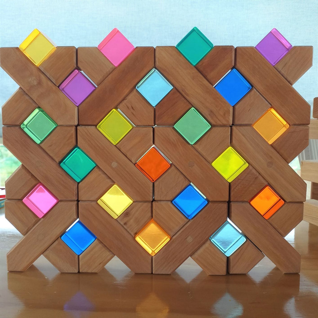 Bauspiel Lucite Cubes (10 pc) - Bauspiel - Hilltop Toys