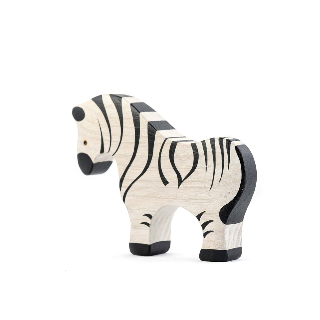 Wooden Zebra - Mikheev Manufactory - Hilltop Toys