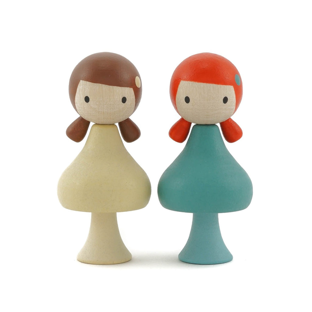 CLiCQUES Peg Dolls - Zoe & Stella - CLiCQUES - Hilltop Toys