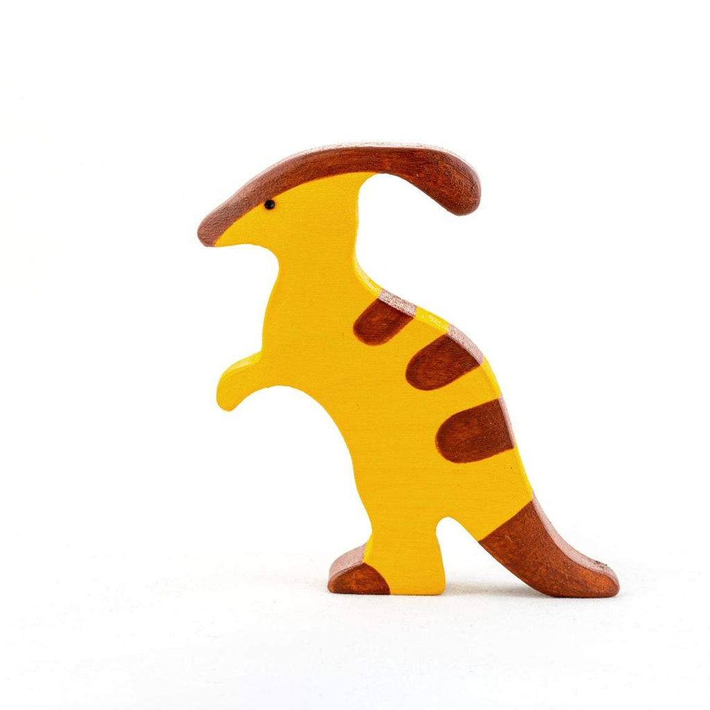 Wooden Dinosaur Parasaurolophus - Mikheev Manufactory - Hilltop Toys